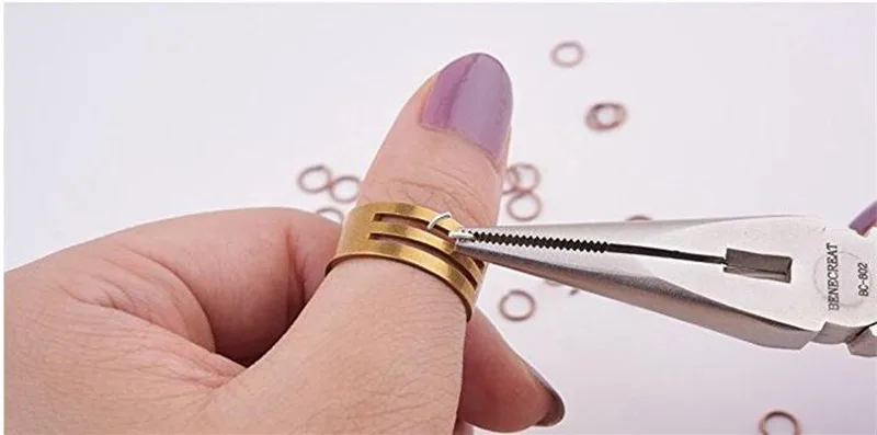3pcs 17mm 18mm 19mm Metal Jump Ring Opener Opening Closing Tools Finge Copper Ring Jewelry Making Tools