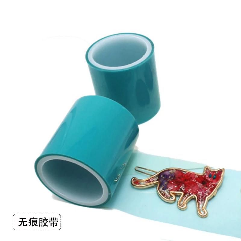 5m/10m/roll Seamless Sticky Paper Traceless Tape For Pendant Epoxy UV Resin Open Metal Frame Bezel Setting DIY Jewelry Making