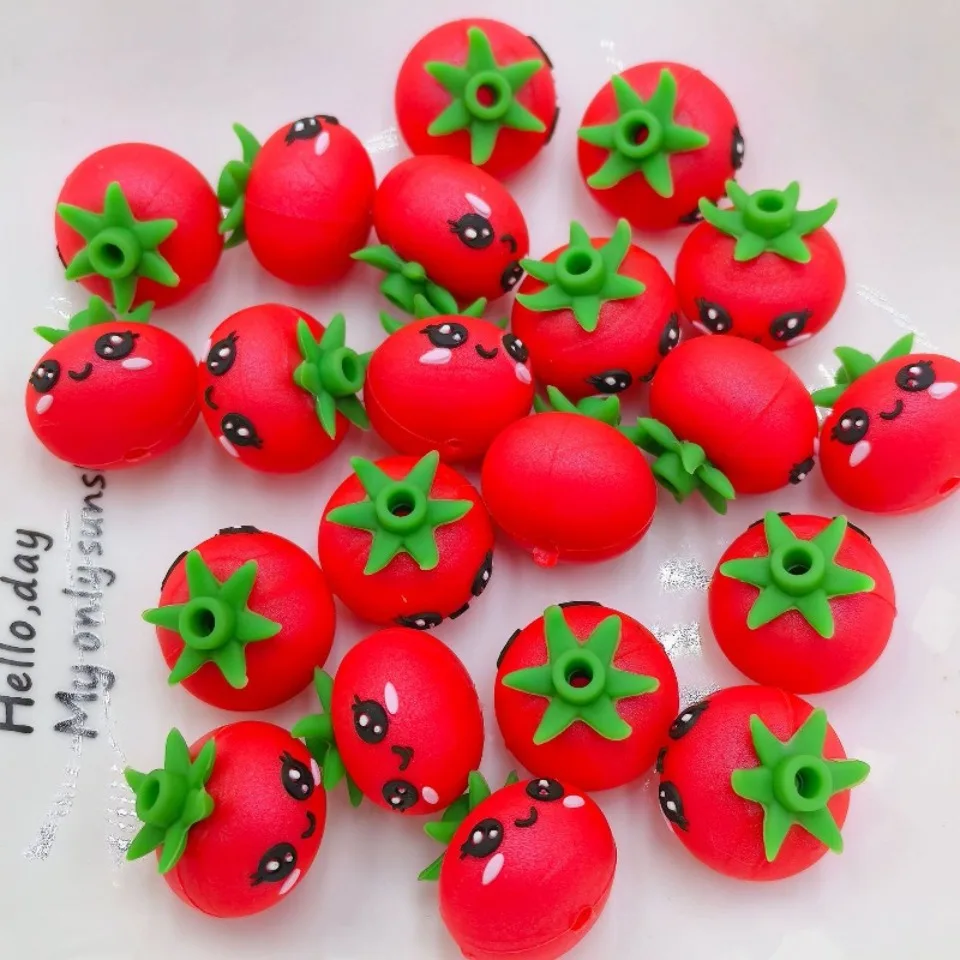 20pcs 3D Raccoon Silicone Beads Animal focal beads For Jewelry Making DIY Pacifier Chain Bracelet Necklace Jewelry Accessories