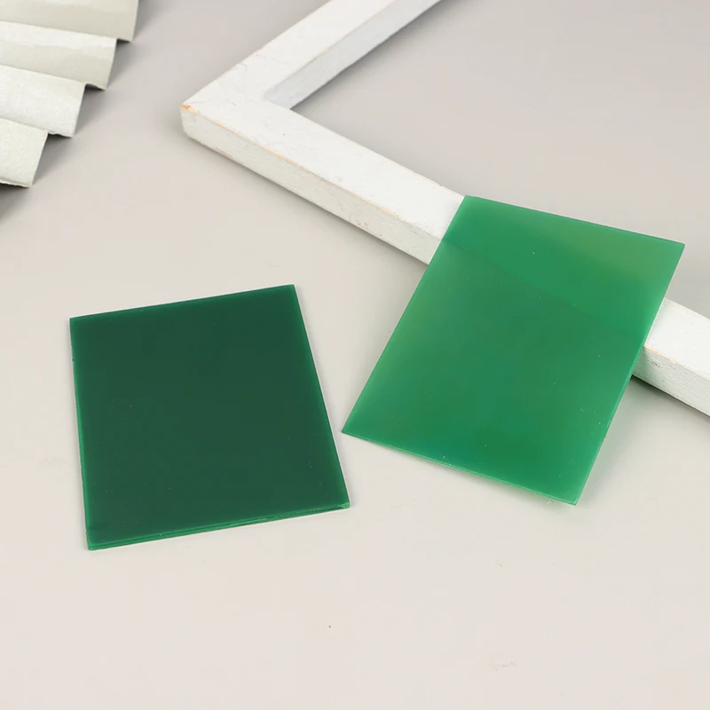 Wax Carving Slice 1mm/2mm/3mm/4mm Green Wax Design Carving Jewelry Model DIY Tools