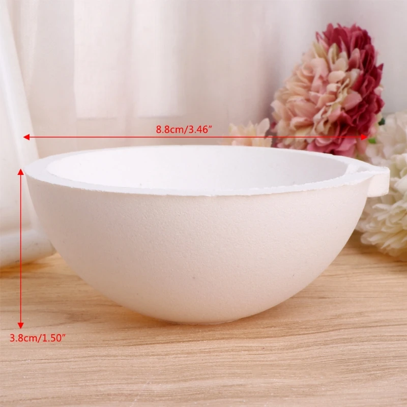 100/250/500/750/1000Grams Quartz Bowl Jewelry Equipment Crucible For Melting Gold Silver Platinum DIY Making Tool