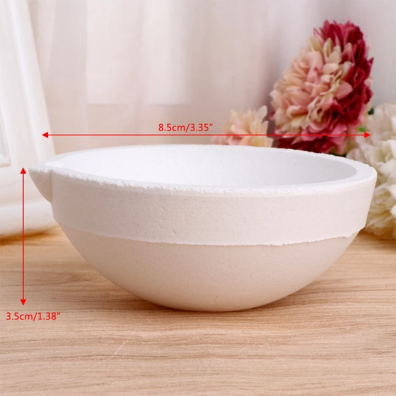 100/250/500/750/1000Grams Quartz Bowl Jewelry Equipment Crucible For Melting Gold Silver Platinum DIY Making Tool