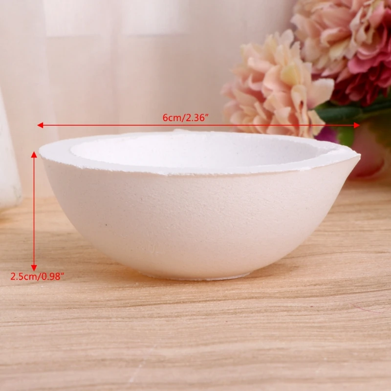 100/250/500/750/1000Grams Quartz Bowl Jewelry Equipment Crucible For Melting Gold Silver Platinum DIY Making Tool