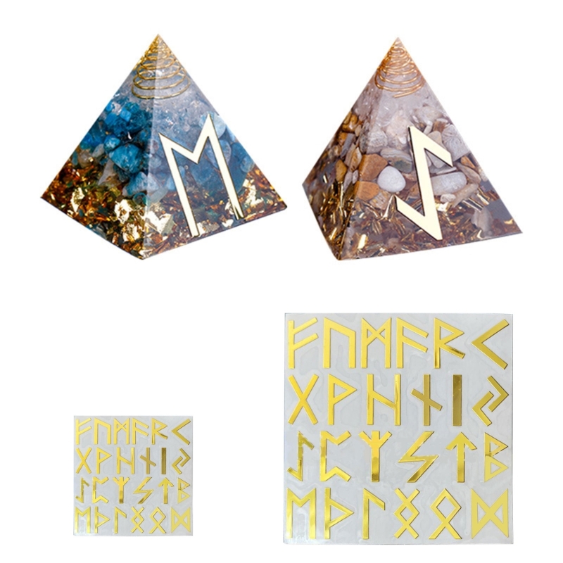 Decorative Stickers Chunky Glitter Luen Letter Stickers Gold Self Adhesive Metal Sticker DIY Scrapbooking Album Home