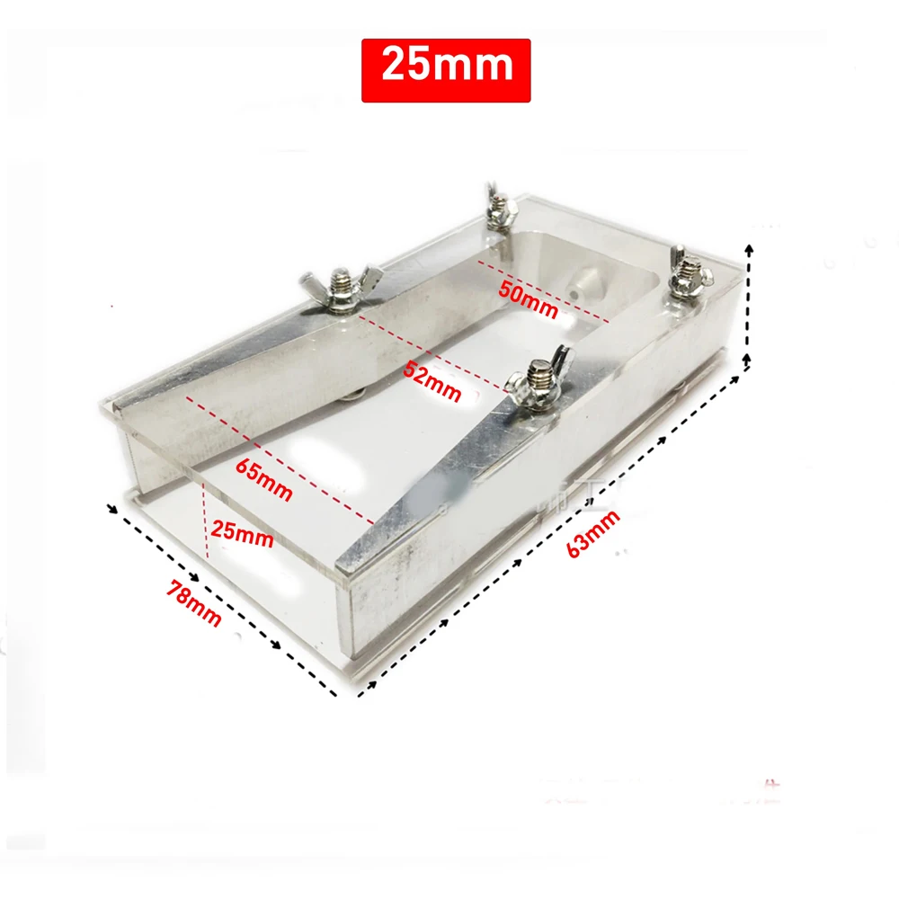20/25/30mm Silica Gel Liquid Mould Frame for Jewellery Casting Acrylic Jewelry Tools