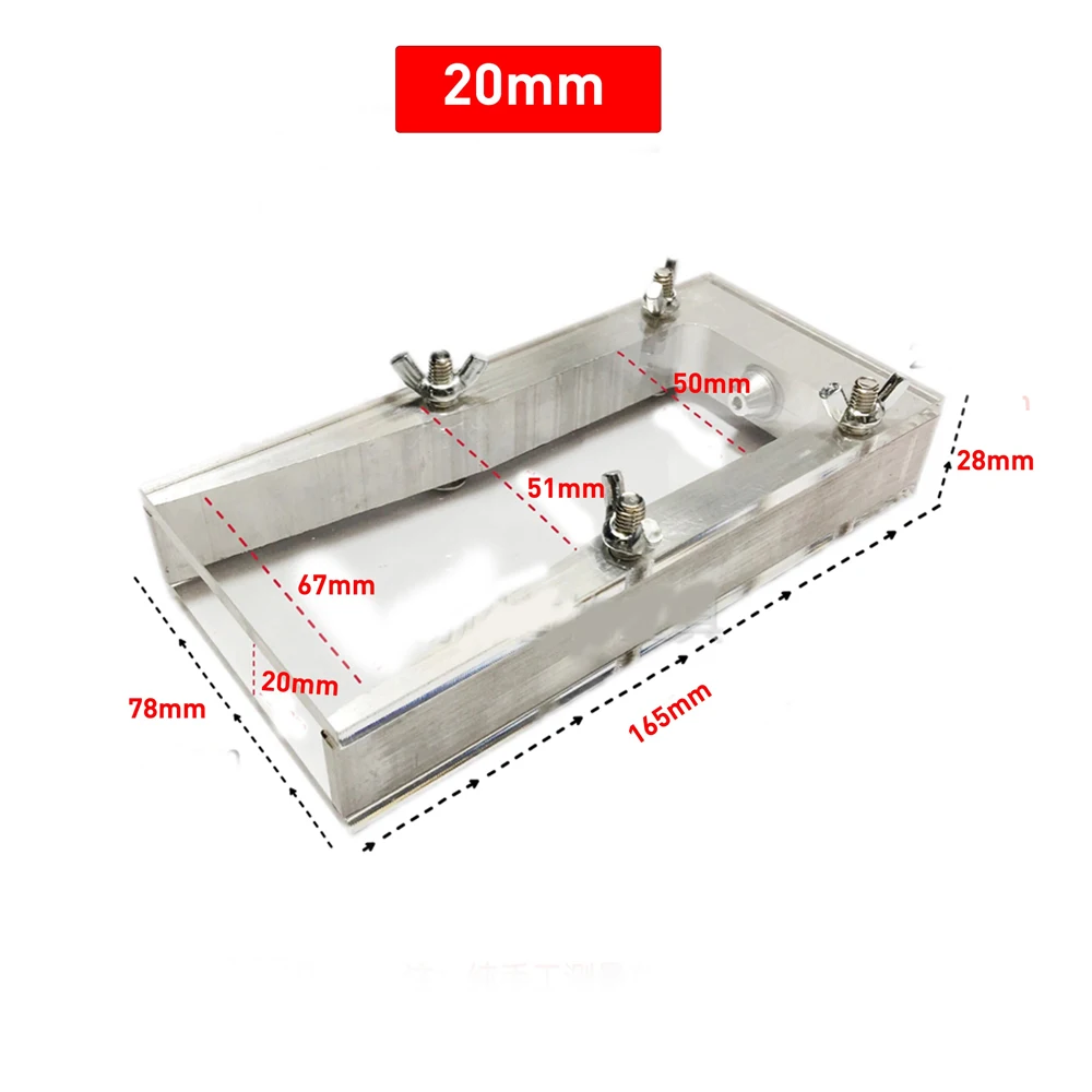 20/25/30mm Silica Gel Liquid Mould Frame for Jewellery Casting Acrylic Jewelry Tools