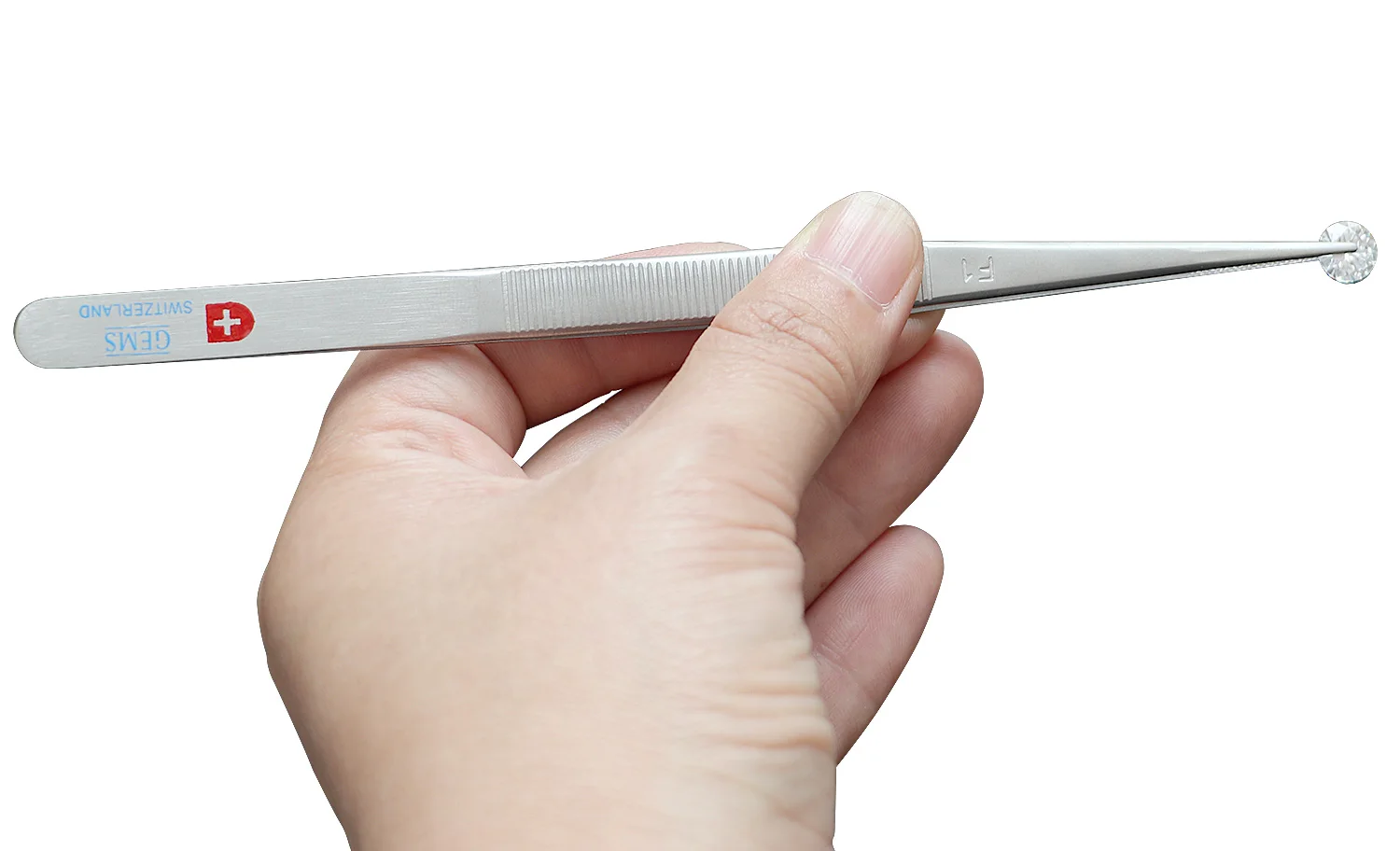 Jewellery Stainless Steel Tweezer Pointed Tweezers Anti-Slip Pointed Fine With Lock Groove Diamond Tweezers Clip Jewelry Making