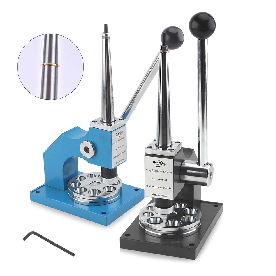 Jewelry Ring Enlarger Reducer Tool High Carbon Steel Ring Resizing Machine for Jewelry Making Repair Stretching Tool
