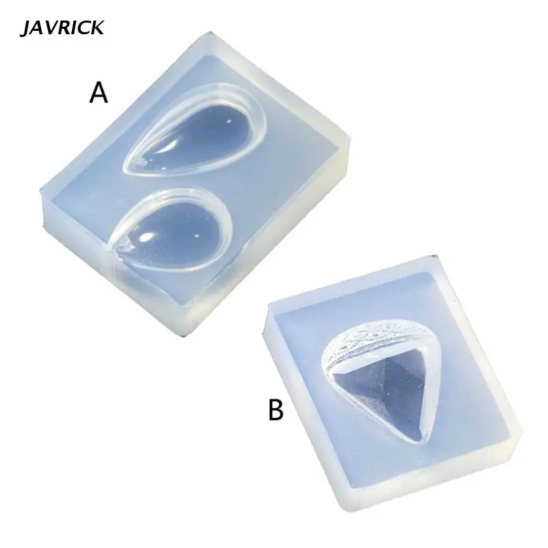 Diy Crystal Epoxy Mold Water Drop Pendant Jewelry Mold Hanging Pendant Decoration Drop Shape Irregular Silicone Mold