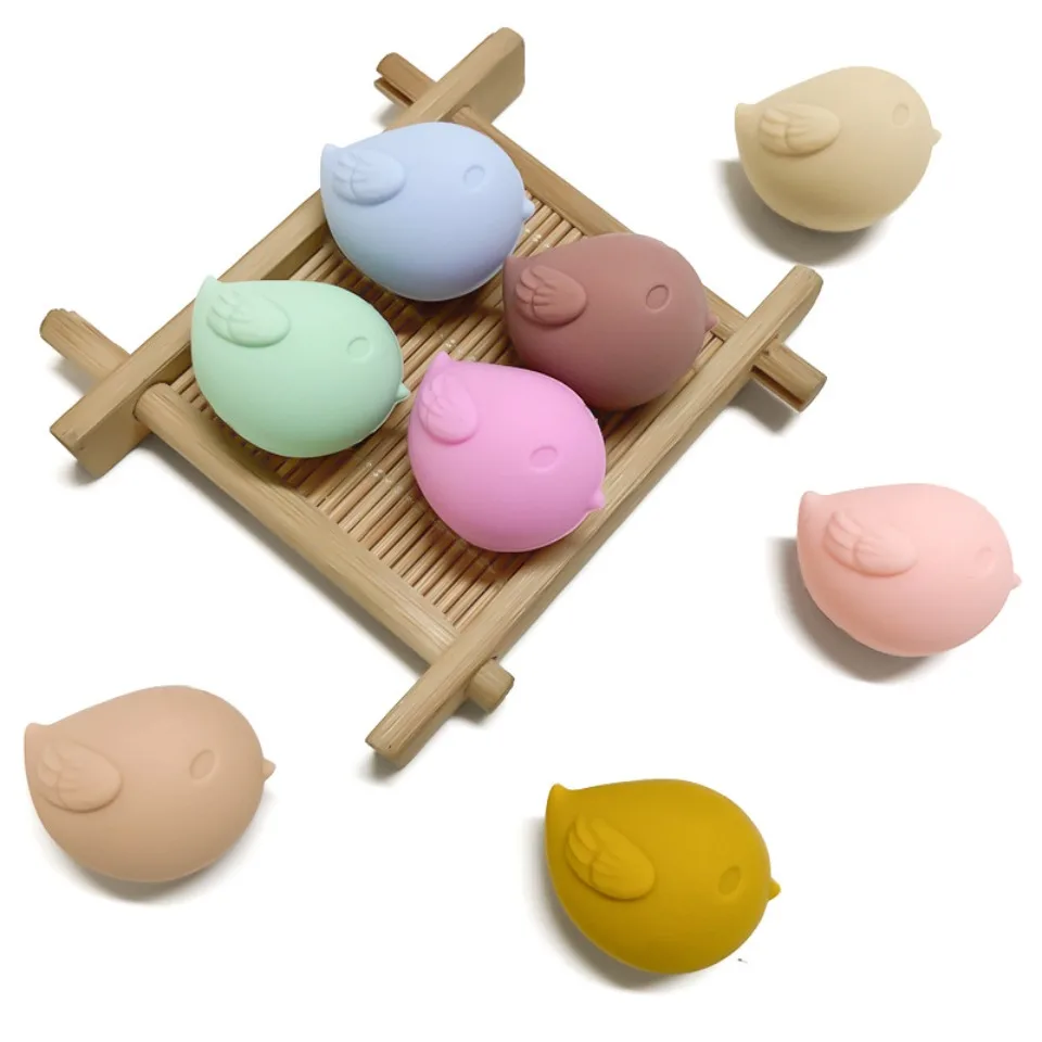 20pcs 3D Silicone Beads Animal Focal Beads For Jewelry Making DIY Pacifier Chain Bracelet Necklace Jewelry Accessories