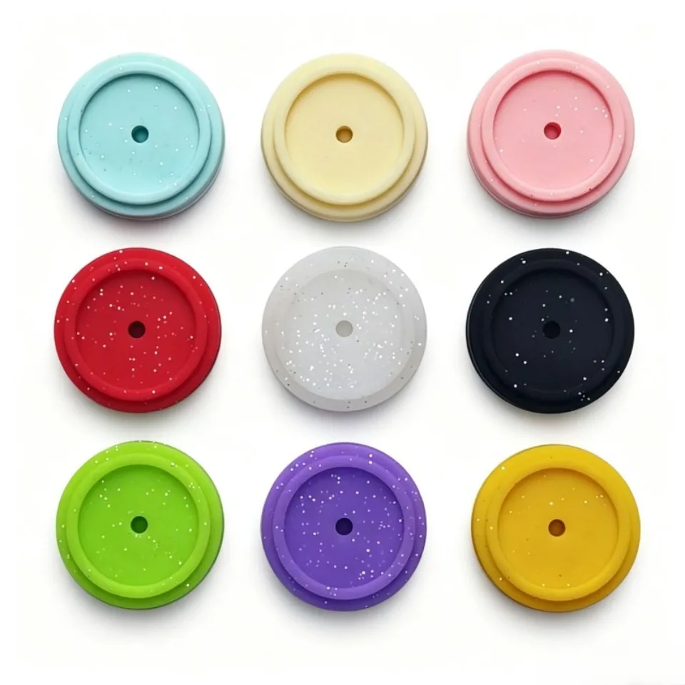 20Pcs New 3D Silicone Beads Food Grade Cartoon Focal Beads For Jewelry Making DIY Pen KeyChain Accessories Baby Silicone Beads