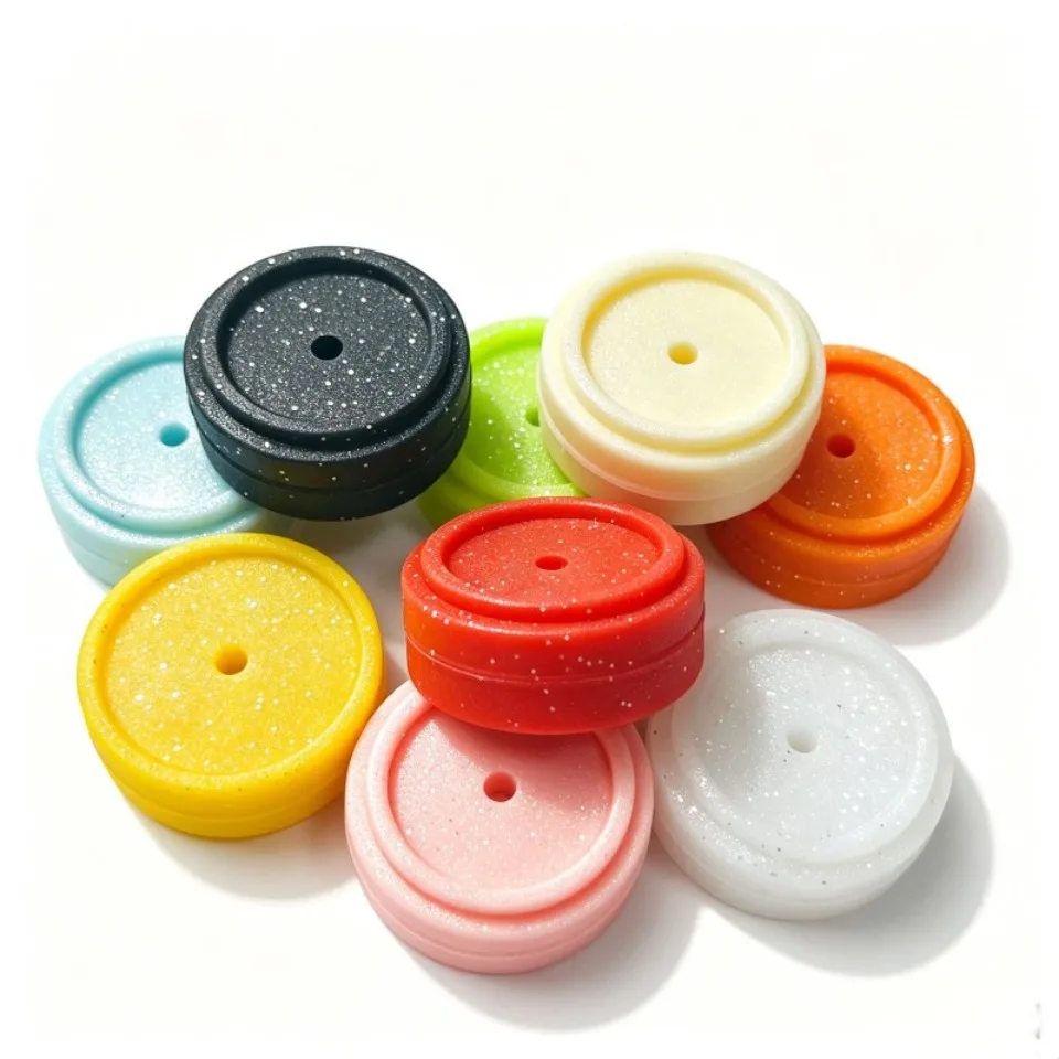 20Pcs New 3D Silicone Beads Food Grade Cartoon Focal Beads For Jewelry Making DIY Pen KeyChain Accessories Baby Silicone Beads