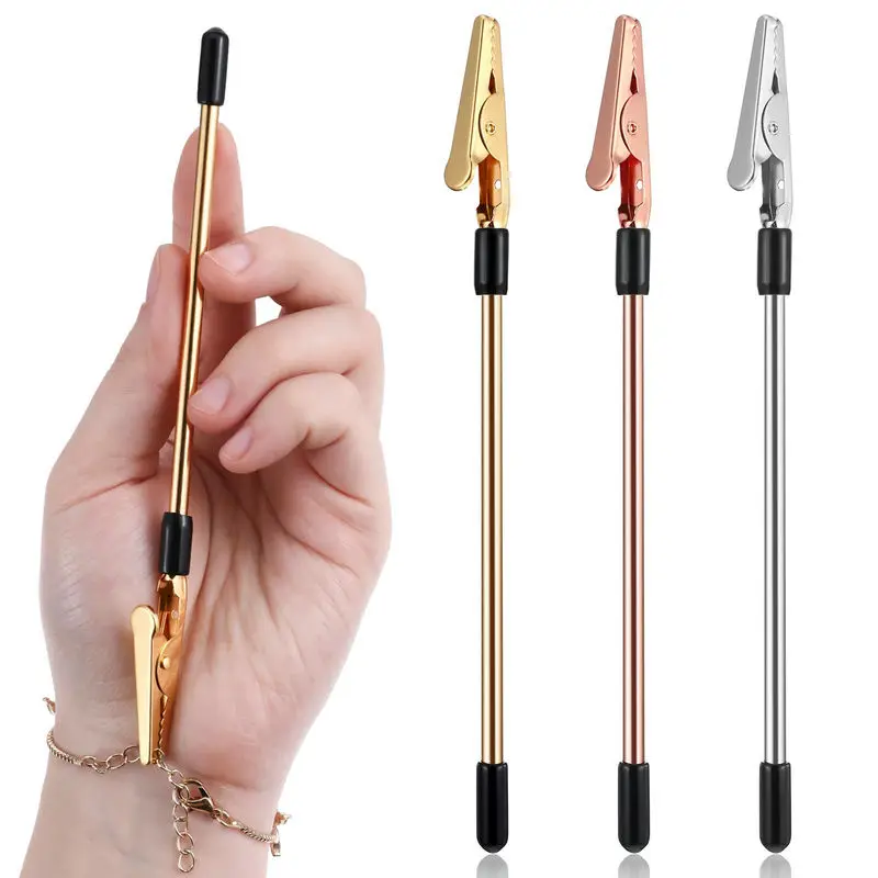 Metal Bracelet Helper Tool Hook 3 Colors Pretty Bracelet Helper Easy Jewelry Wearing Tool Aid Assistance for Bracelet Necklace