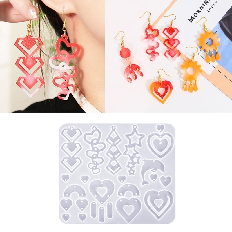 Jewelry Making Mold for Pendants Beautiful Jewelry Silicone Mold for Jewelry Designers and DIY Enthusiasts R3MC