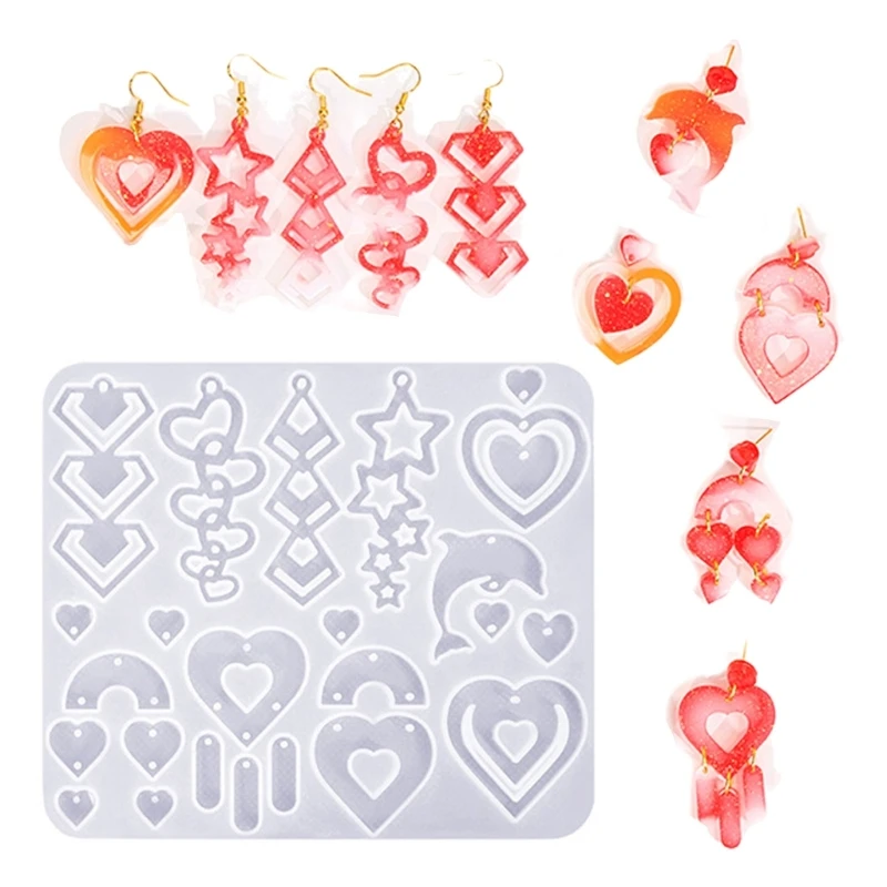 Jewelry Making Mold for Pendants Beautiful Jewelry Silicone Mold for Jewelry Designers and DIY Enthusiasts R3MC
