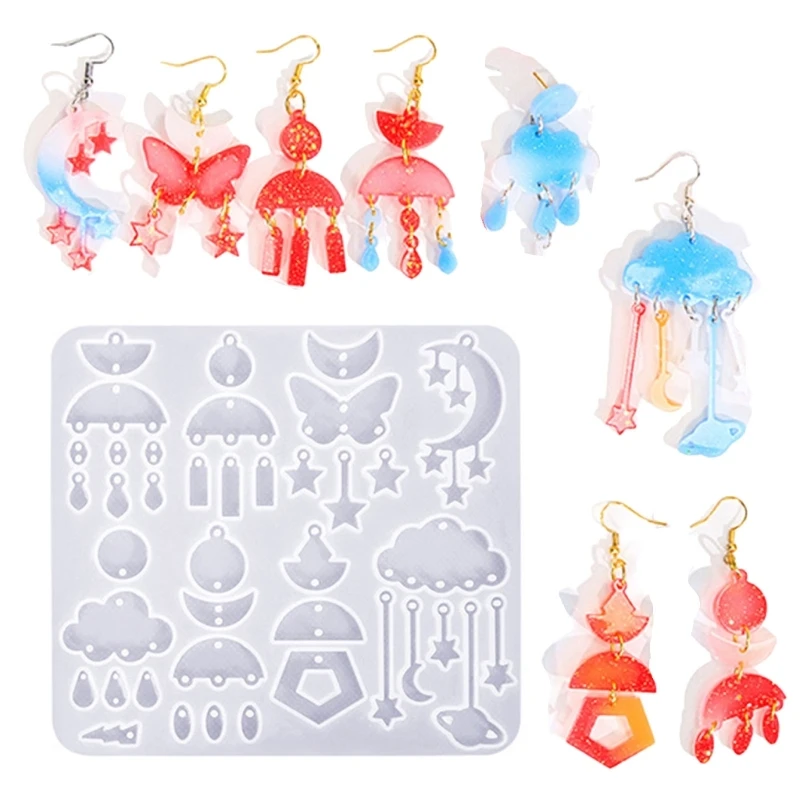 Jewelry Making Mold for Pendants Beautiful Jewelry Silicone Mold for Jewelry Designers and DIY Enthusiasts R3MC