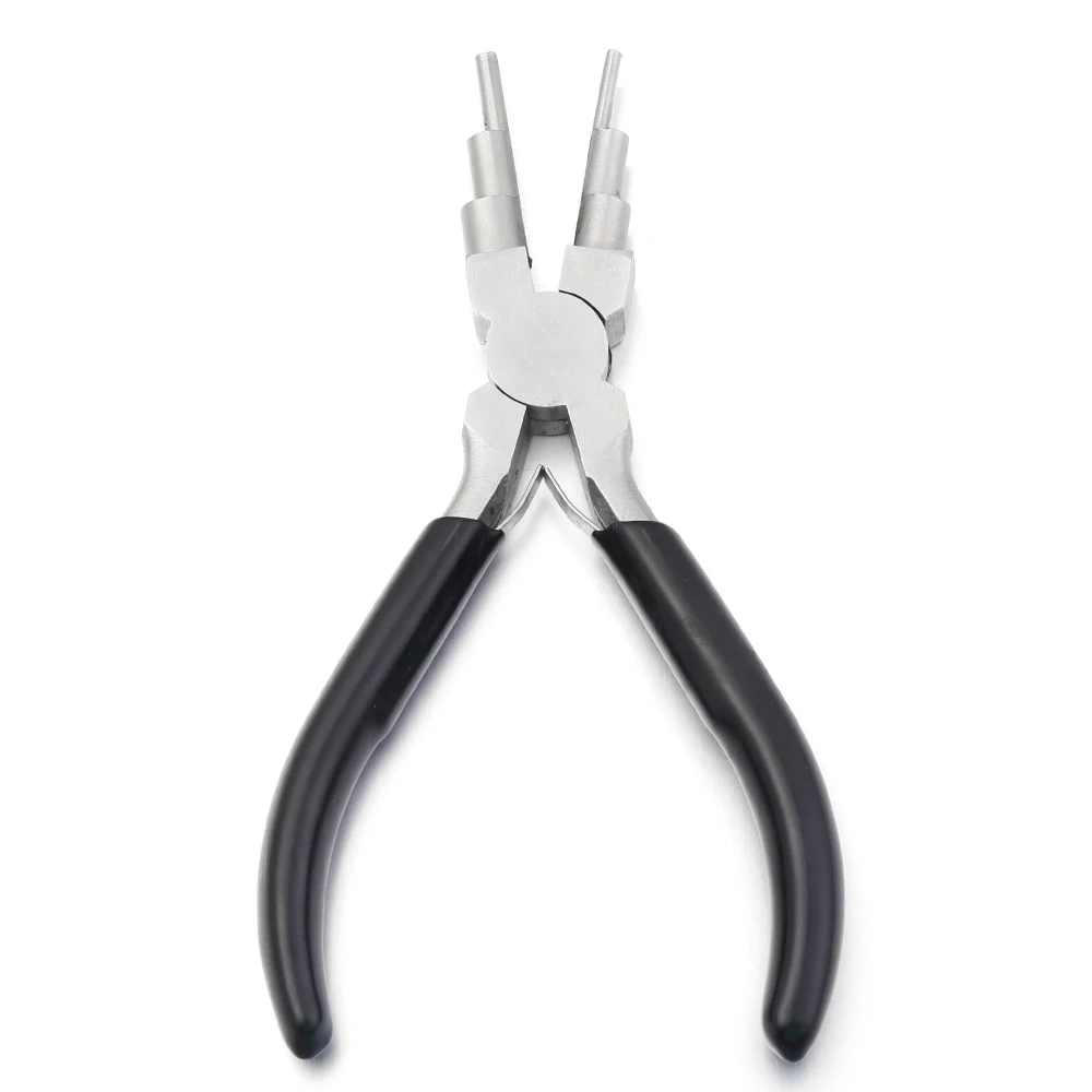 1pc 6 Section Jewelry Pliers Carbon Steel Round Nose Needle Nose Pliers For Jewelry Making DIY Wire Looper Tools Accessories