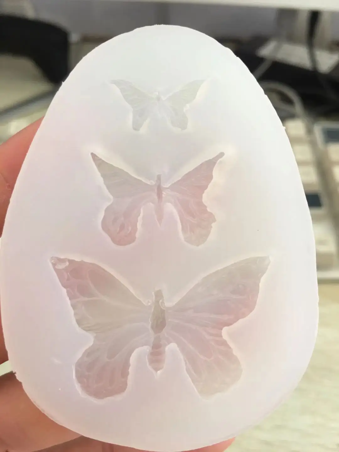 1pcs UV Resin Jewelry Liquid Silicone Mold Animal Butterfly Resin Charms Molds for DIY Intersperse Decorate Making Molds