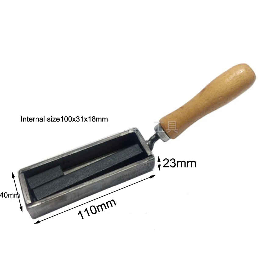 Jewelry Tools Oil Groove Chisel with Wooden Handle Mould Making Liquid Tools for Crafting