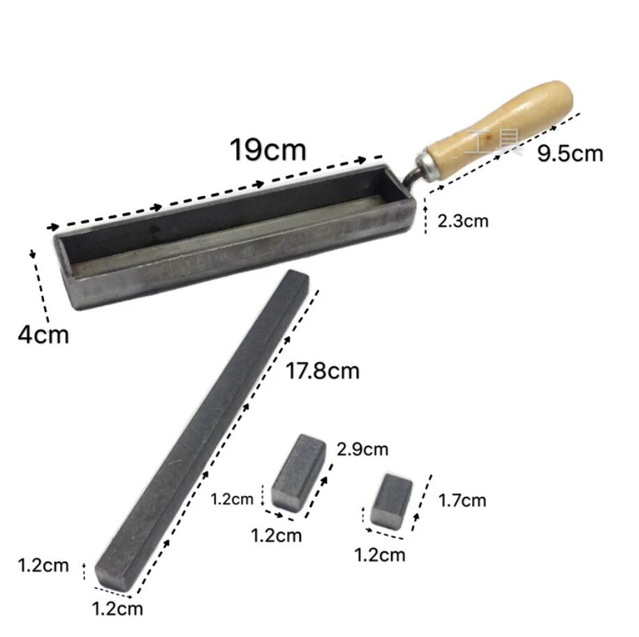 Jewelry Tools Oil Groove Chisel with Wooden Handle Mould Making Liquid Tools for Crafting