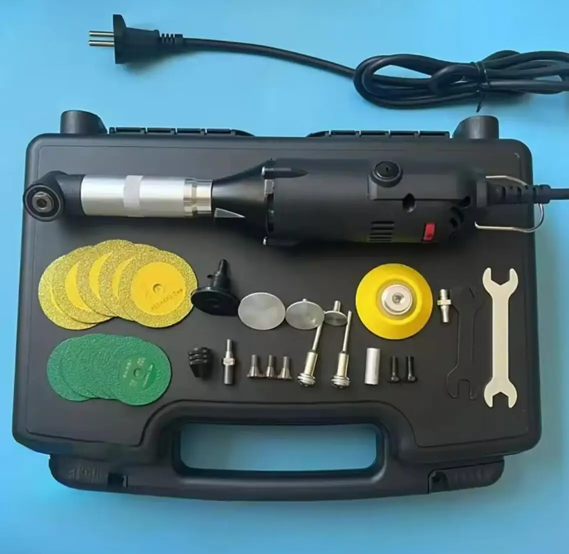 90 Degree Bend right angle Jewelry Wood Electric Engraving Motor Grinder Mold Polishing Hanging Ceramic Tile Cleaning Tools
