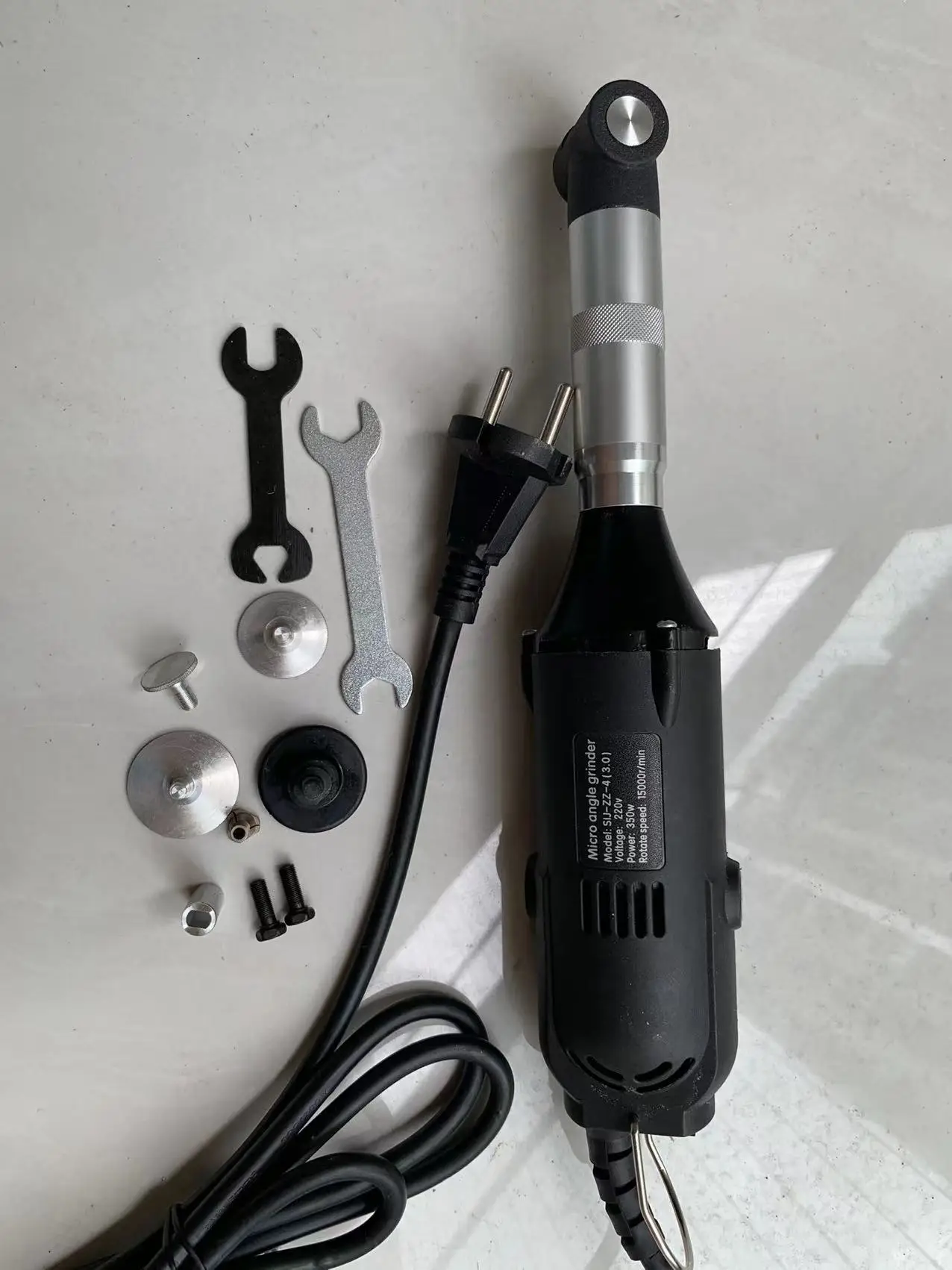 90 Degree Bend right angle Jewelry Wood Electric Engraving Motor Grinder Mold Polishing Hanging Ceramic Tile Cleaning Tools