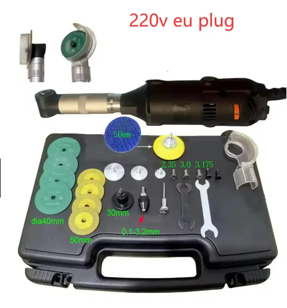 90 Degree Bend right angle Jewelry Wood Electric Engraving Motor Grinder Mold Polishing Hanging Ceramic Tile Cleaning Tools