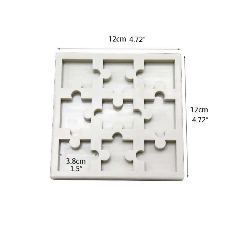 Educational Puzzle Silicone Mold Children Game Toys Epoxy Resin Mold DIY Jewelry Crafts Making Cast Tools