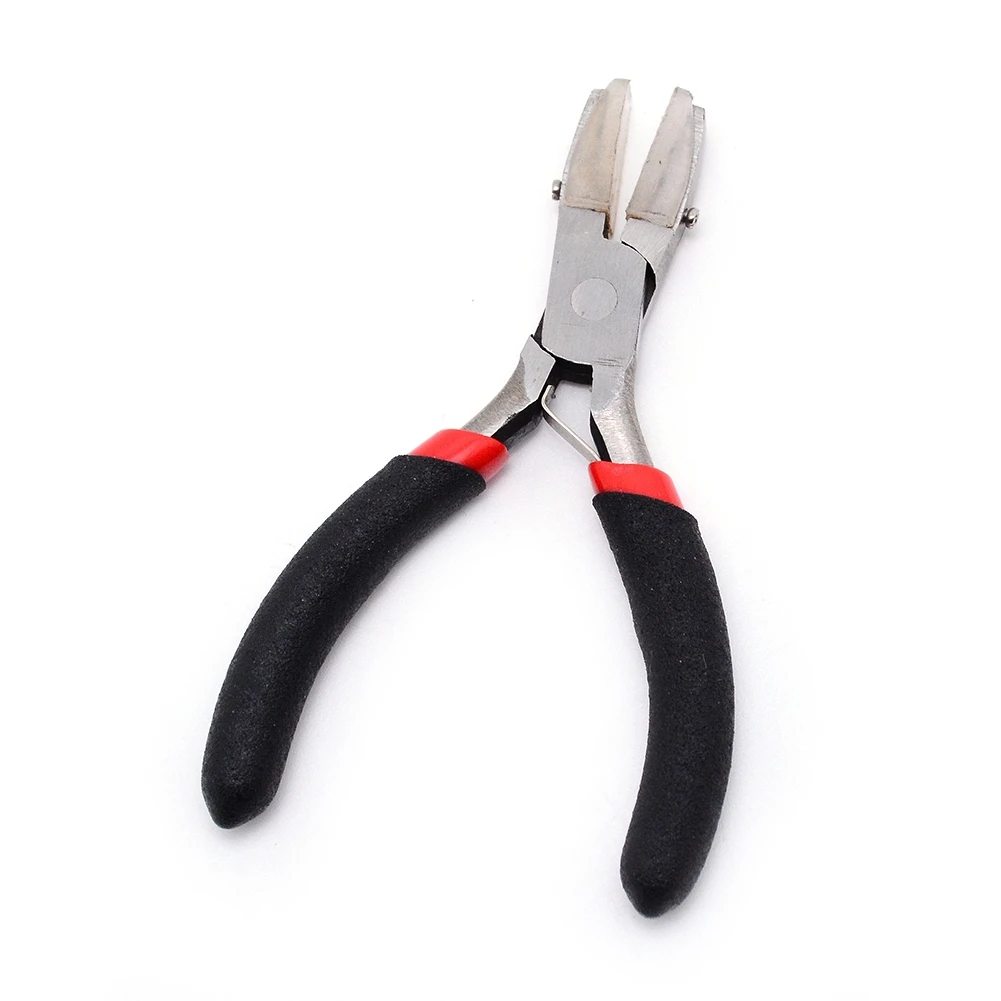 PandaHall Small Polishing Jewelry Pliers Short Chain-Nose Plier for Jewelry Making Tools Equipments 90x50x10mm