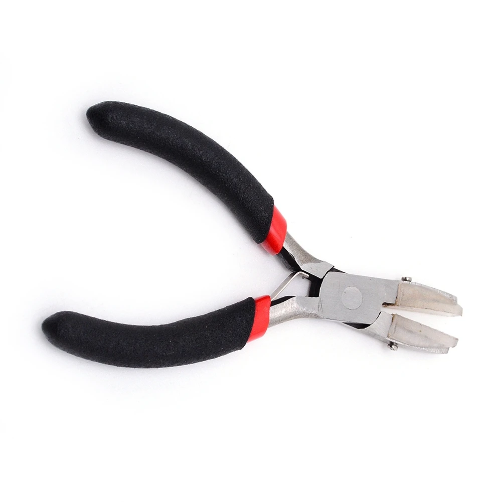PandaHall Small Polishing Jewelry Pliers Short Chain-Nose Plier for Jewelry Making Tools Equipments 90x50x10mm