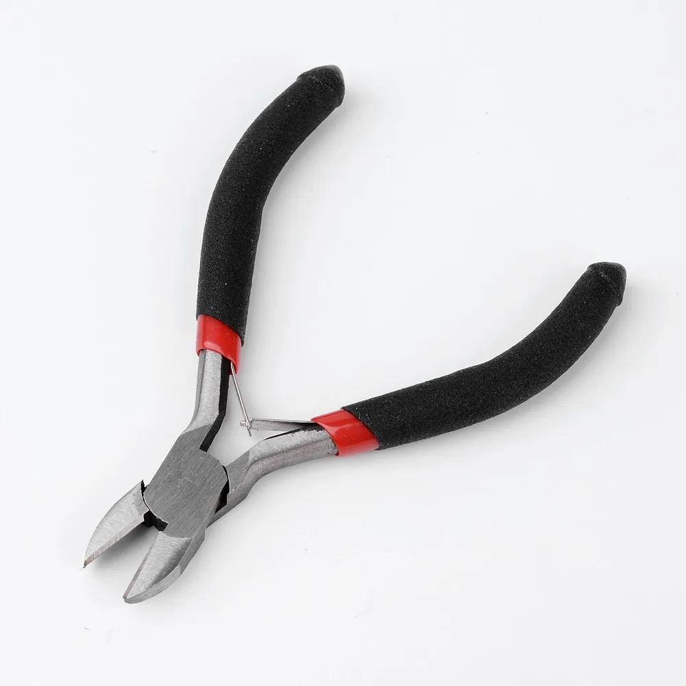 PandaHall Small Polishing Jewelry Pliers Short Chain-Nose Plier for Jewelry Making Tools Equipments 90x50x10mm