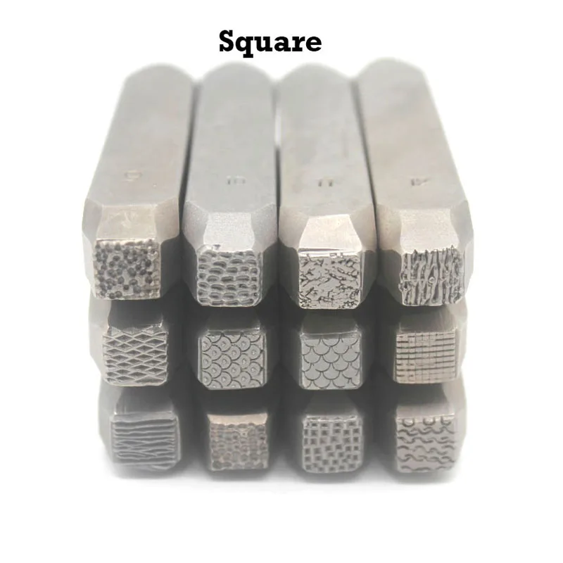 1 Piece Metal Design Stamps Jewelry Punch Stamping Tool for Vintage Ring Bracelet Making Silver DIY Hanmade Craft Carving
