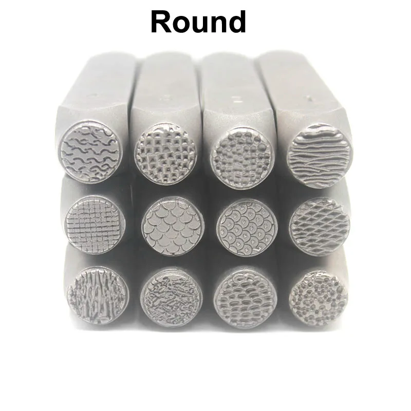 1 Piece Metal Design Stamps Jewelry Punch Stamping Tool for Vintage Ring Bracelet Making Silver DIY Hanmade Craft Carving