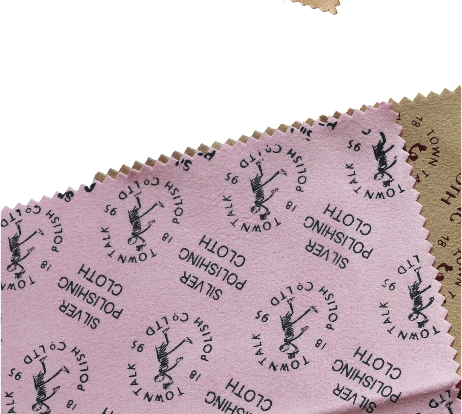 5pcs Jewelry Cleaning ANTI-TARN Polishing Cloth Buckskin Velvet Sterling Silver Gold Platinu Jewellery Cleaning Tarnished Cleane