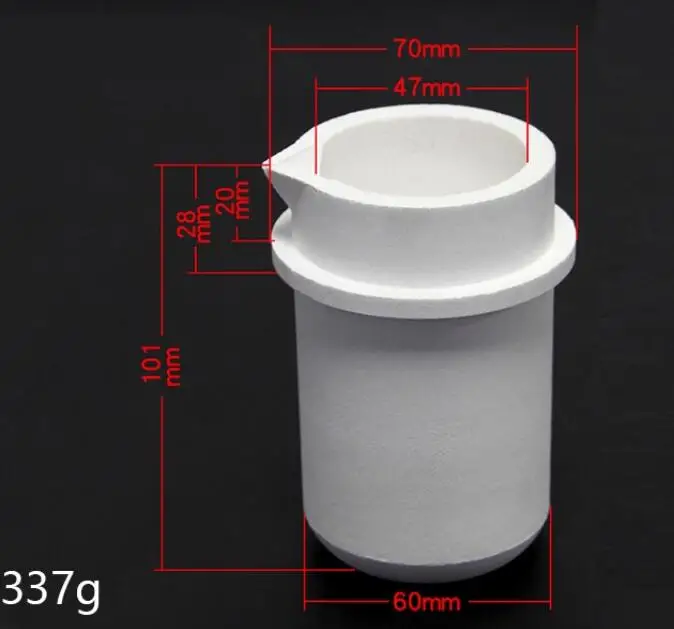Melting Crucible for Metal Melting Jewelry Casting Melting Pot Refining Tool Furnace for Gold Copper Goldsmith smelt cup