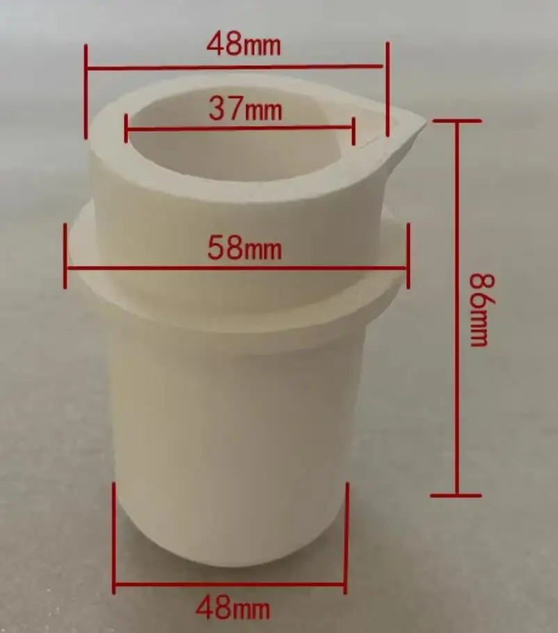 Melting Crucible for Metal Melting Jewelry Casting Melting Pot Refining Tool Furnace for Gold Copper Goldsmith smelt cup