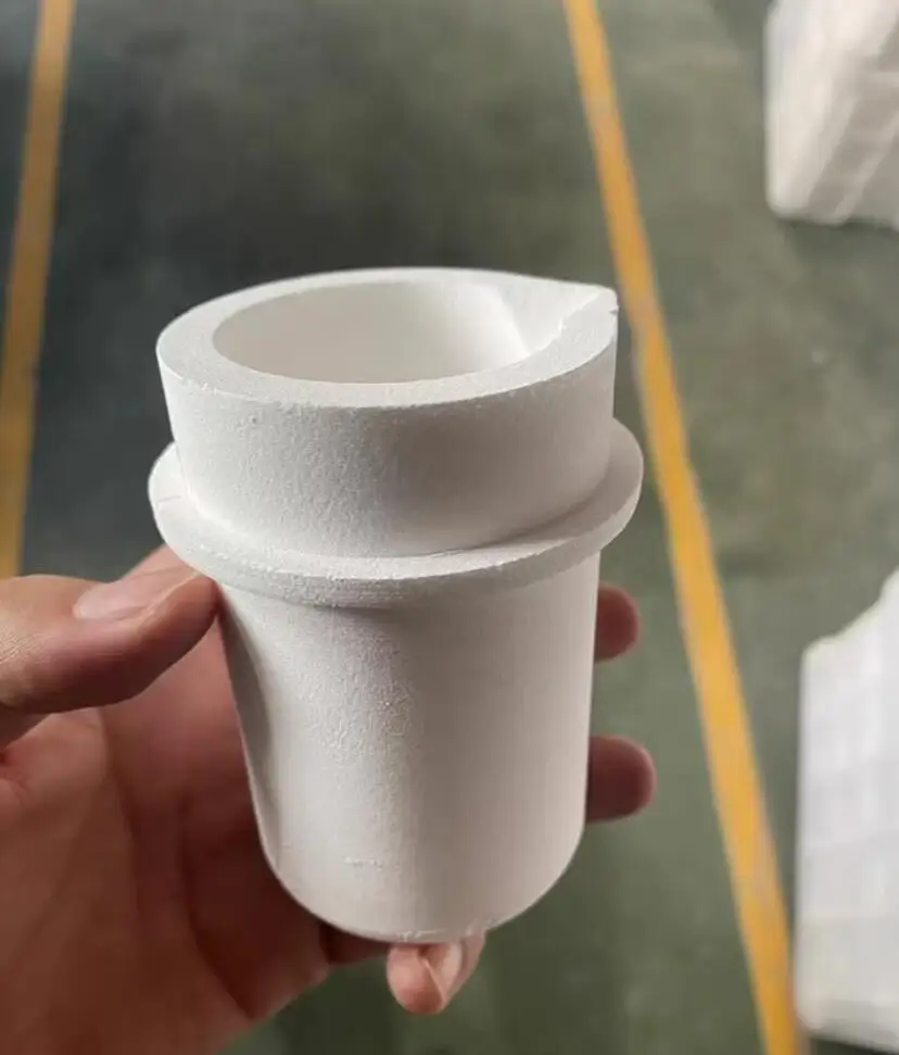 Melting Crucible for Metal Melting Jewelry Casting Melting Pot Refining Tool Furnace for Gold Copper Goldsmith smelt cup
