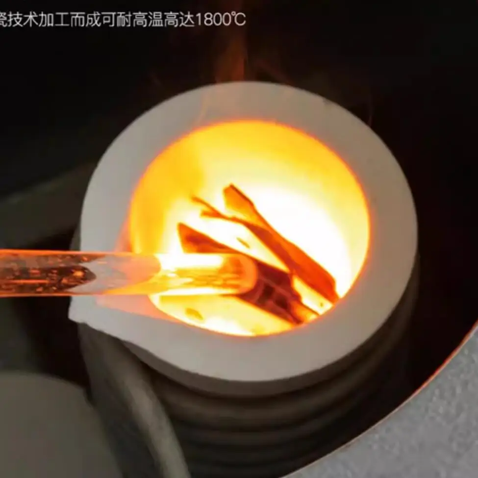 Melting Crucible for Metal Melting Jewelry Casting Melting Pot Refining Tool Furnace for Gold Copper Goldsmith smelt cup