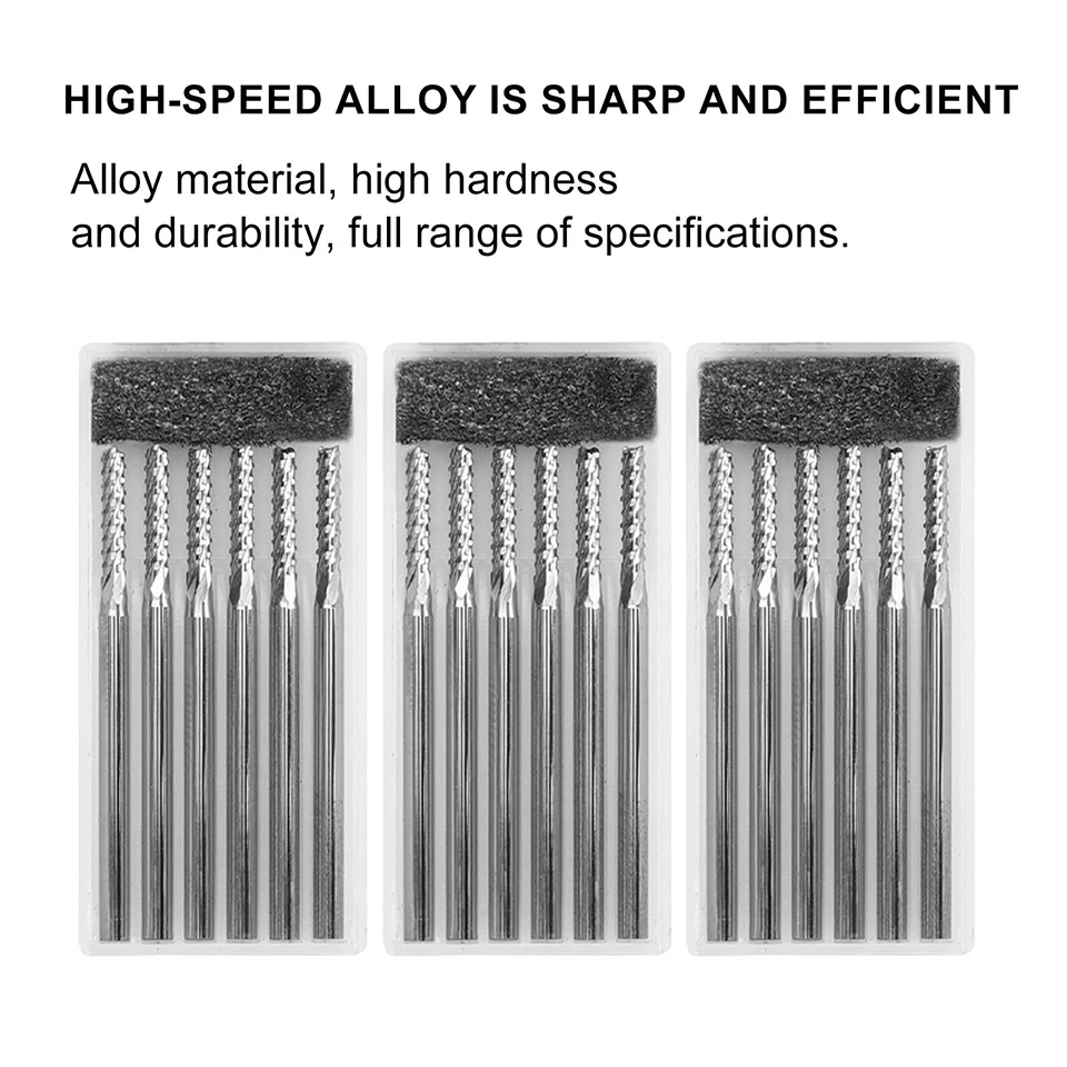 Jewelry Rotary Burr Set for Wax Engraving Carving Tool, Metal Craft Polishing Bits for Jewelry Making and Repair