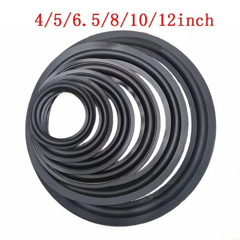 157F High Performance Rubber Rings Replacement Parts for Speaker Repair or DIY