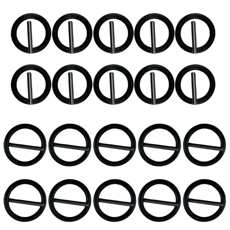 157F Comprehensive 10 set replacements O Rings & Pin Set Suitable for 1/2 Inch Socket