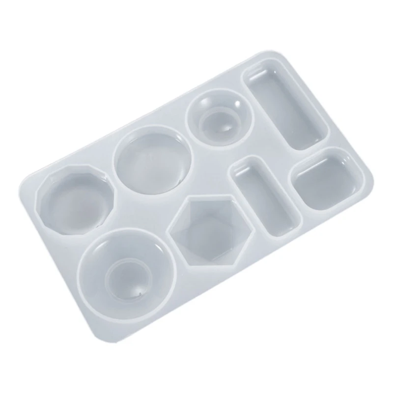 Crystal Epoxy Resin Mold Geometric Earring Ear Pendant Casting Silicone Mould DIY Crafts Jewelry Making Tools