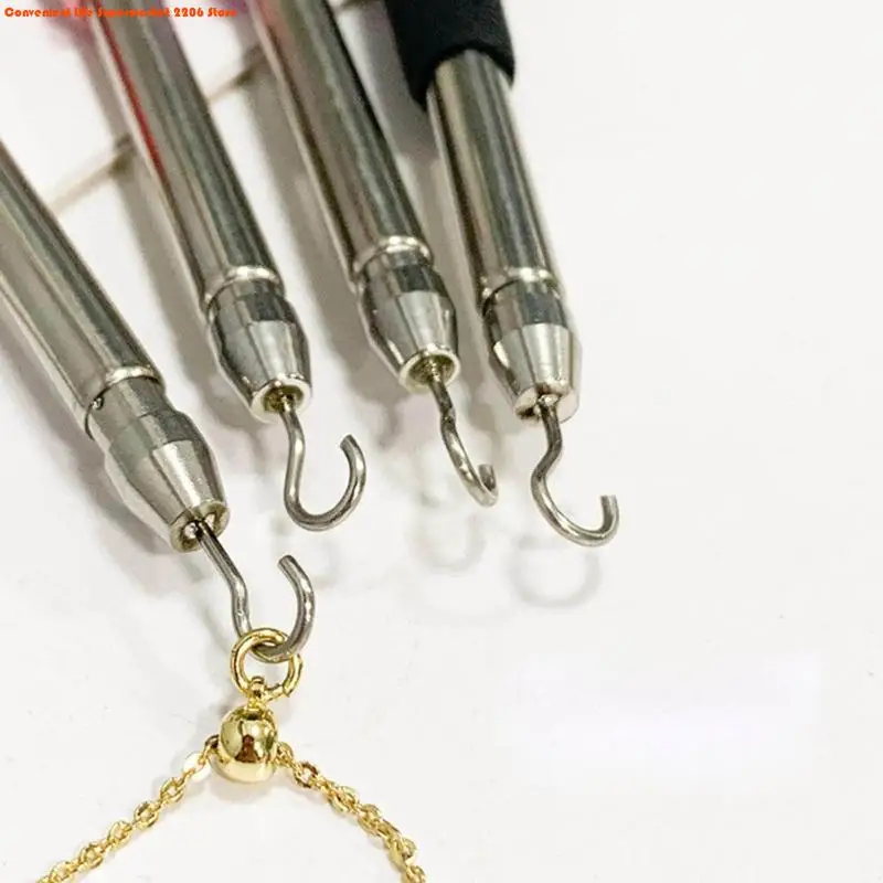 Bracelet Clasp Helper Jewelry Helper Portable Bracelet Tool Hooking Equipment for Jewelry Bracelet Watch Clasps Zippers