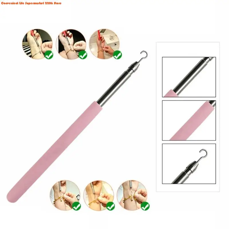 Bracelet Clasp Helper Jewelry Helper Portable Bracelet Tool Hooking Equipment for Jewelry Bracelet Watch Clasps Zippers