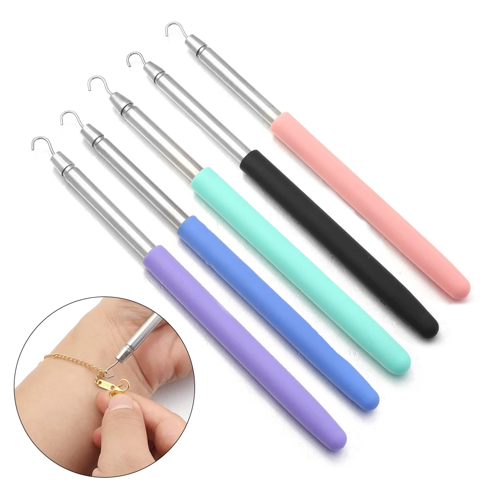 Help Wear Bracelet Tool Partner Jewelry Helper Fastening Aid Quickly Unfasten Hooking Equipment Pliers Clasps Ties Zipper Craft