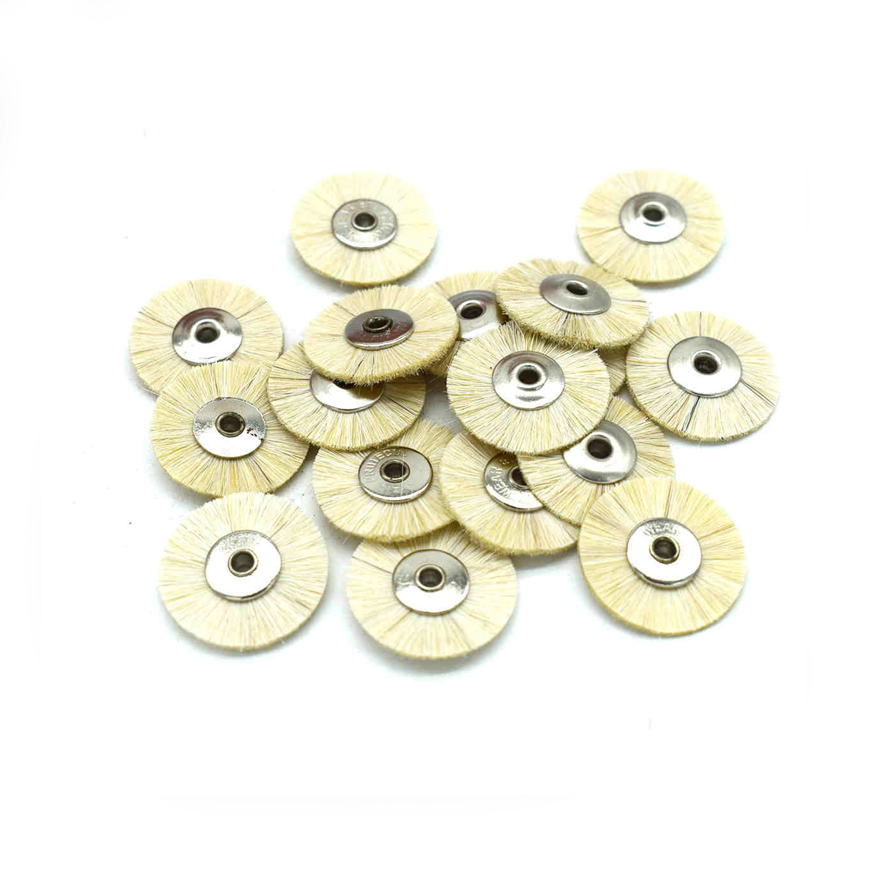 100pcs 22mm Jewelry Polishing Brush Wheel Medium Hard Soft Jewelry Tool