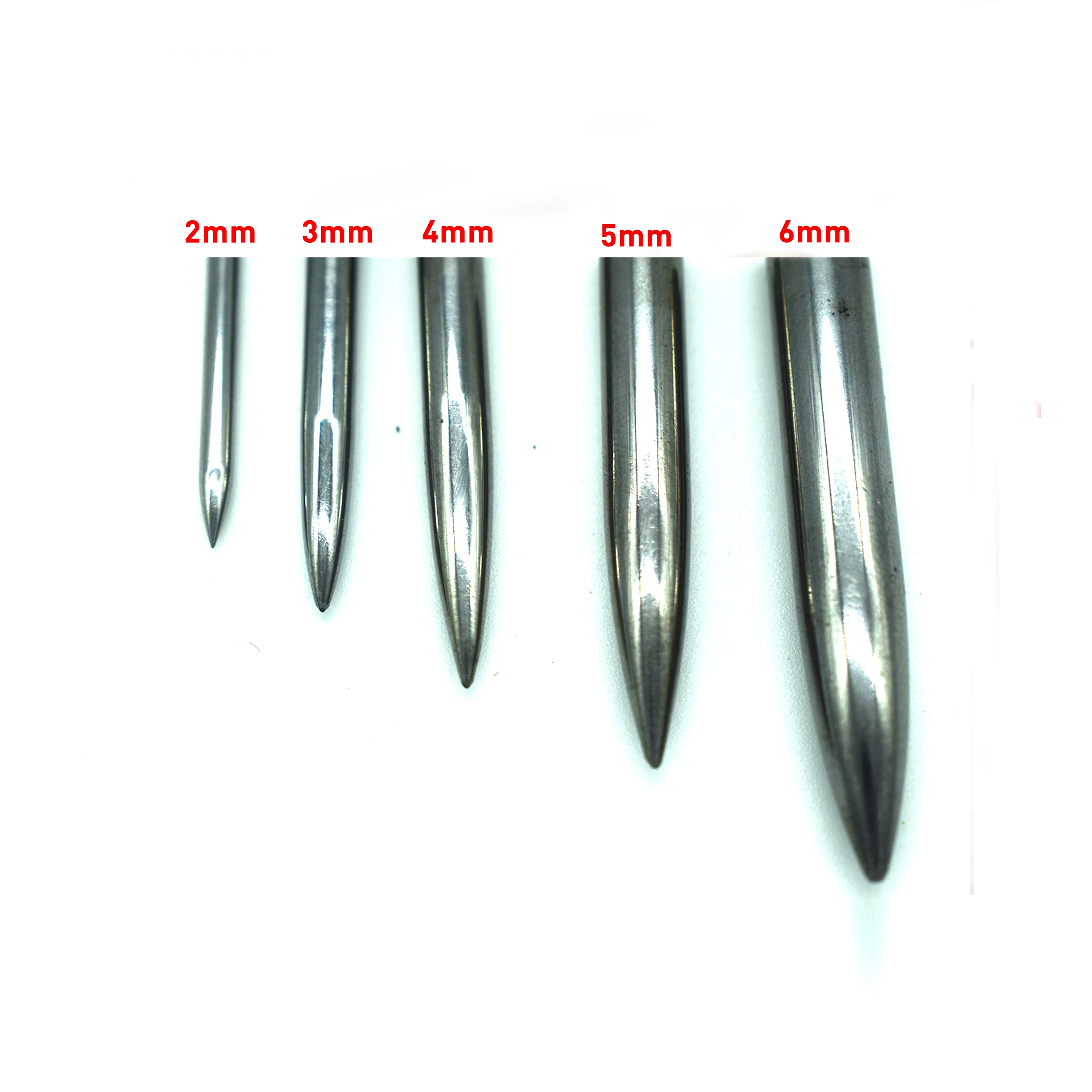 5PCS Tungsten Steel Agate Burnisher for Metal Silver Gold Clay Polishing Jewelry Tools