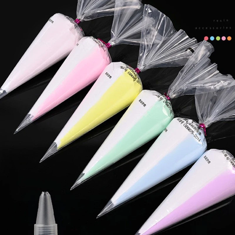 100g Two Color Whipped Cream Glue Diy Phone Case Materials Simulation Fake Decoden Cream Clay Glue with Nozzle Jewelry Making