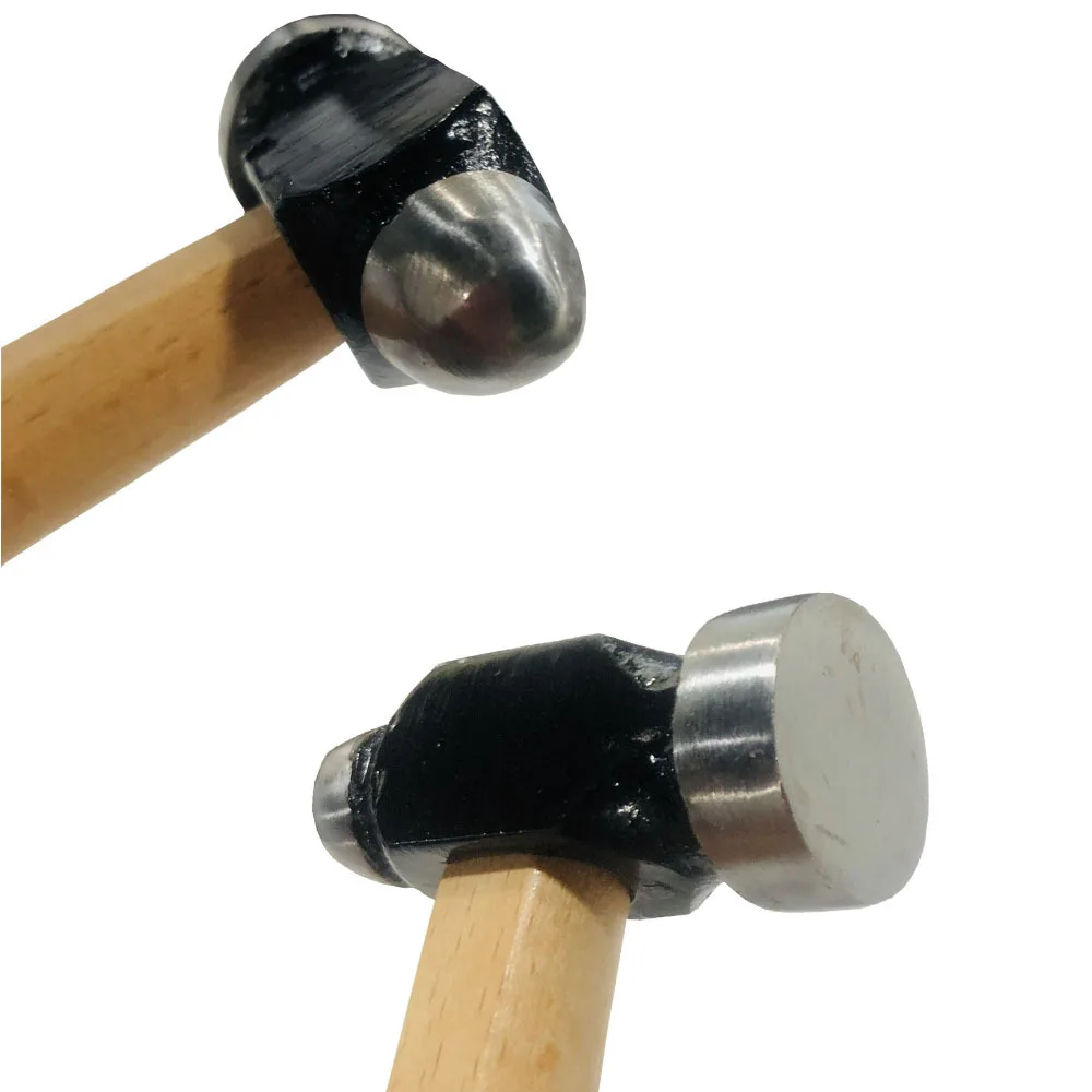 25cm 26cm 30cm Jewelry Making Hammer with Wooden Handle  Professional Chasing Hammers for Goldsmiths and Jewelers