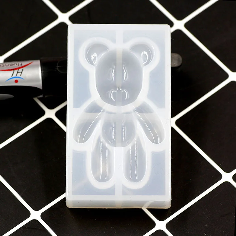 Fashion Silicone Bear Shape Animals DIY Epoxy Resin Mold Silicone Molds For Resin Jewelry Tools Resin Accessories